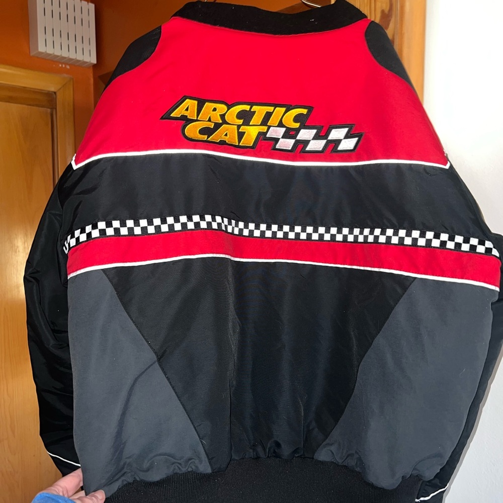 Arctic Cat Red and Black Racing Jacket